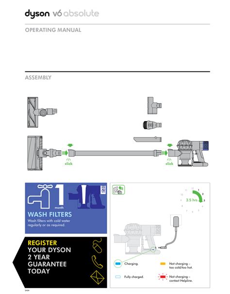 dyson v6 vacuum|dyson v6 operating manual pdf.